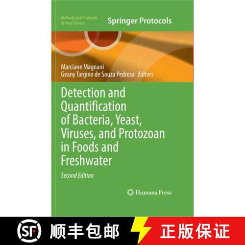 【3-4周达】精装 Detection and Quantification of Bacteria, Yeast, Viruses, and Protozoan in Foods and ... [9781071650639]