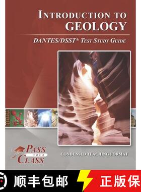 【3-4周达】Introduction to Geology DANTES/DSST Test Study Guide [9781614336730]