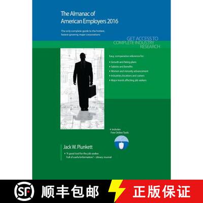 预订 Almanac of American Employers 2016: Market Research, Statistics & Trends Pertaining to the Leadi... [9781628313772]