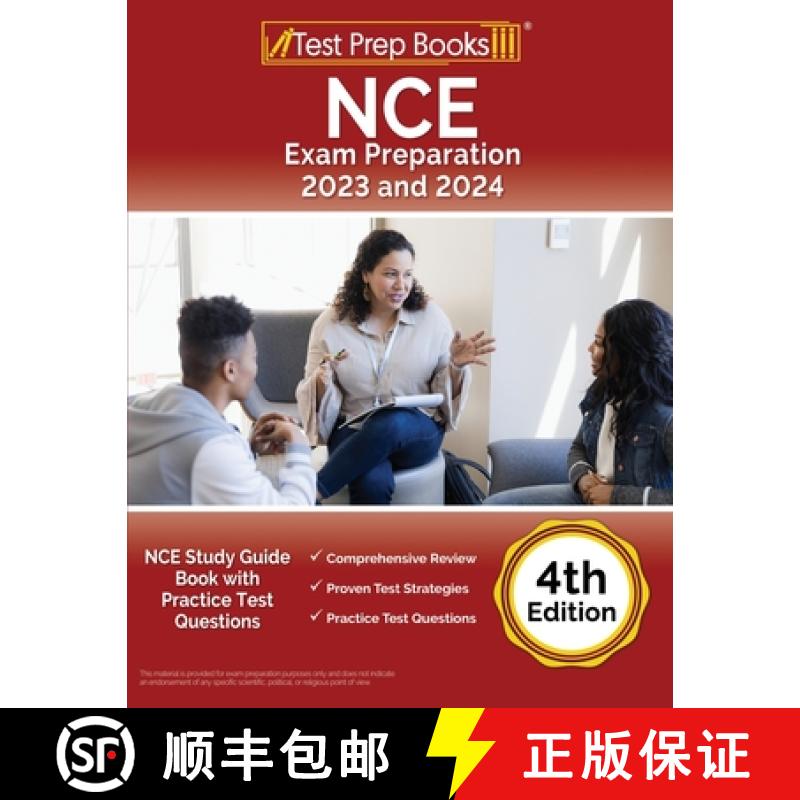 【2-3周达】NCE Exam Preparation 2023 and 2024: NCE Study Guide Book with Practice Test Questions [4th... [9781637758496]