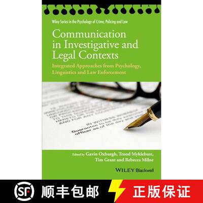 【3-4周达】Communication In Investigative And Legal Contexts - Integrated Approaches From Psychology,... [9781118769232]