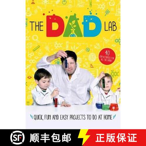 【3-4周达】TheDadLab: 40 Quick, Fun and Easy Activities to do at Home [9781788700597]