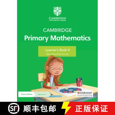【3-4周达】Cambridge Primary Mathematics Learner's Book 4 with Digital Access (1 Year) [9781108745291]
