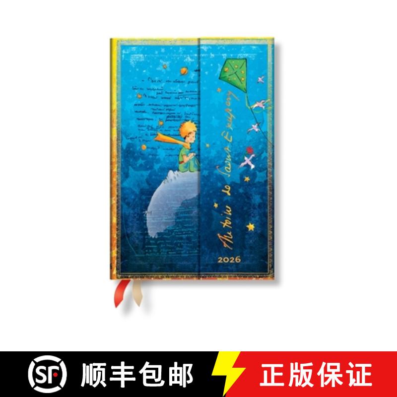 【3-4周达】Paperblanks 2026 Saint-Exupéry, the Little Prince Embellished Manuscripts Collection 12-M... [9780349709826]