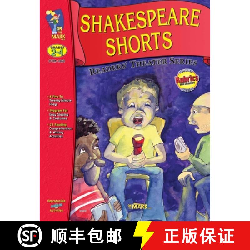 【3-4周达】Shakespeare Plays Adapted for Readers Theater with Scripts & Activities Gr 2-4 [9781550357950]