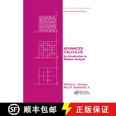 【3-4周达】精装 Advanced Calculus : An Introduction to Modern Analysis [9780824769499]