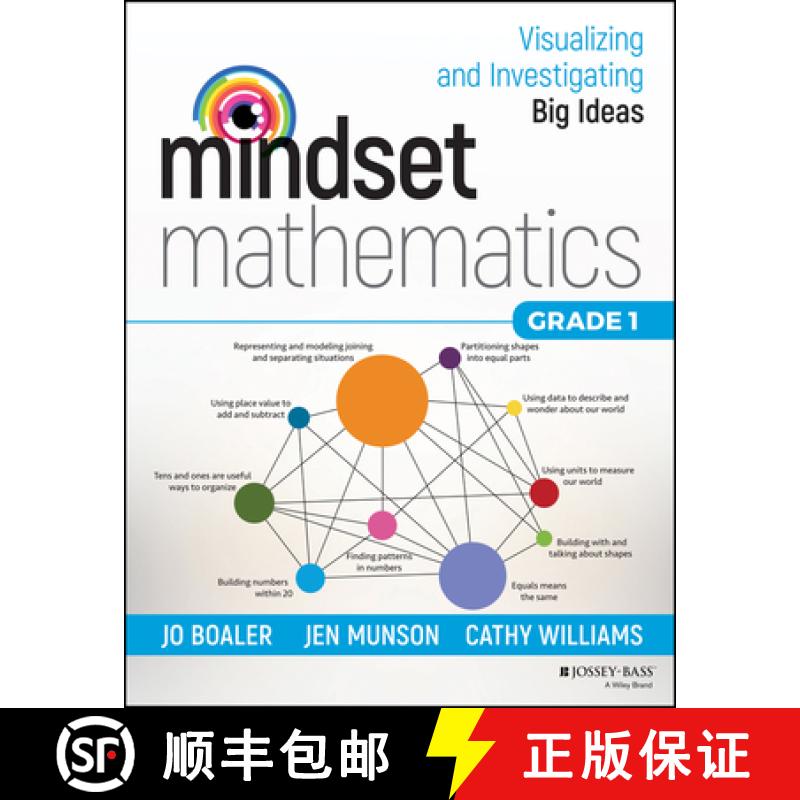 【3-4周达】Mindset Mathematics: Visualizing And Investigating Big Ideas, Grade 1 [Wiley教育学] [9781119358626]