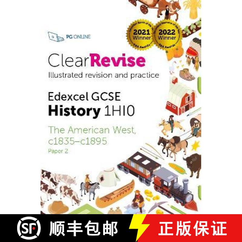 【2-3周达】ClearRevise Edexcel GCSE History 1HI0 The American West c1835-c1895 [9781910523865]