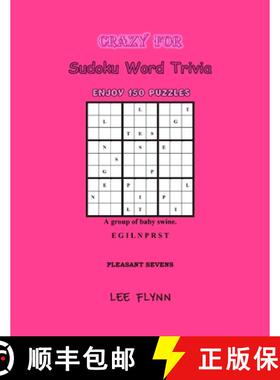 【3-4周达】Crazy For Sudoku Word Trivia: PLEASANT SEVENS [9798990272231]