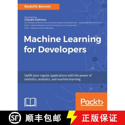 预订 Machine Learning for Developers [9781786469878]