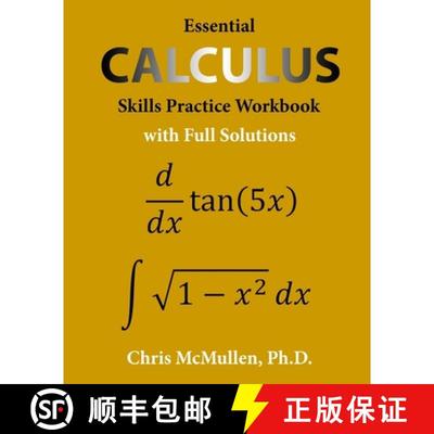 【3-4周达】基本微积分技能练习 Essential Calculus Skills Practice Workbook with Full Solutions [9781941691243]