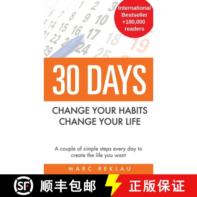 预订 30 Days - Change your habits, Change your life: A couple of simple steps every day to create the... [9789918950904]