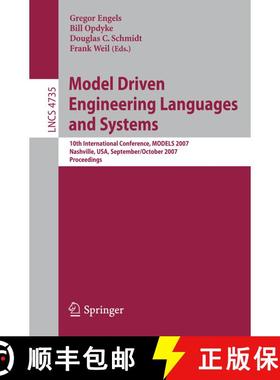 【3-4周达】Model Driven Engineering Languages and Systems: 10th International Conference, MoDELS 2007... [9783540752080]