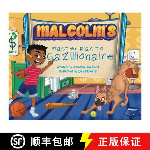 【3-4周达】精装 Malcolm's masterplan to Gazillionaire [9798985132533]