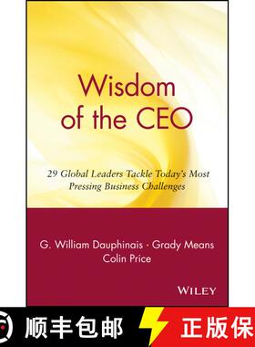 【3-4周达】Wisdom Of The Ceo:  29 Global Leaders Tackle Today'S Most Pressing Business Challenges [Wi... [9780471357629]
