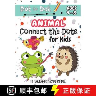 the Kids for 9781774761144 Difficulty... Dots Ages Connect 預(yù)訂 with Activity Book Dot Animal