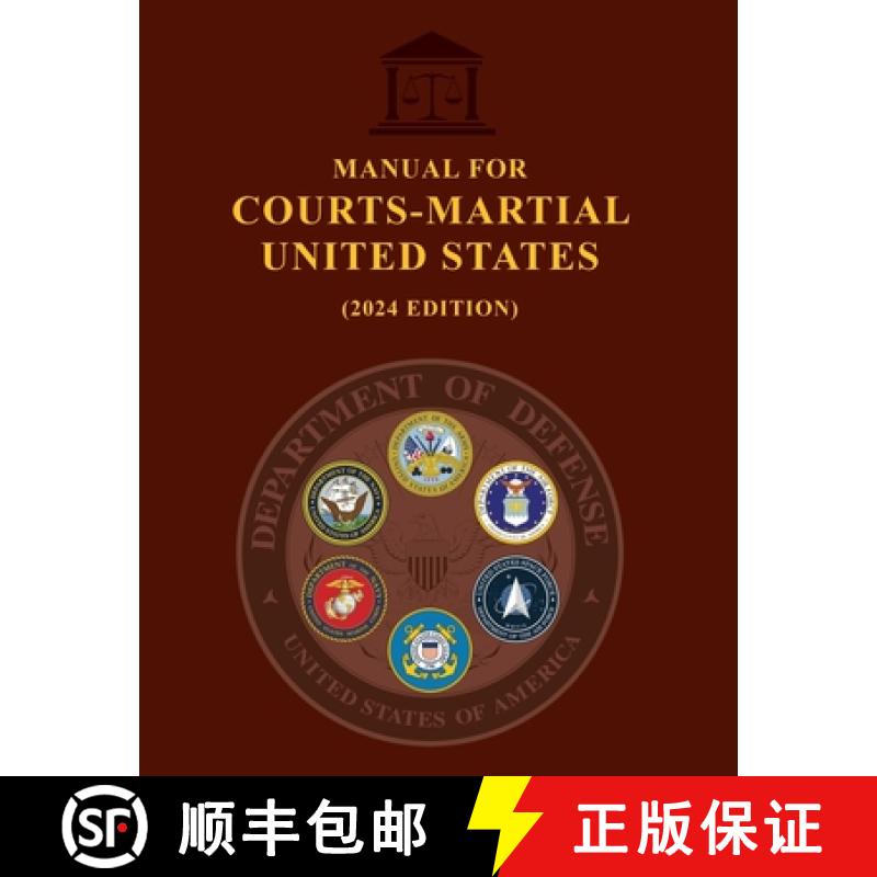 【3-4周达】Manual for Courts-Martial United States (2024 Edition) [9781998050062]