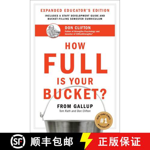 【3-4周达】精装 How Full Is Your Bucket? Expanded Educator's Edition: Positive Strategies for Work an... [9781595620019]