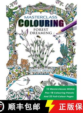 【3-4周达】Masterclass Colouring : Forest Dreaming [9780994461940]