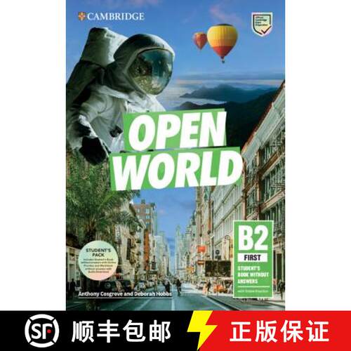 【3-4周达】Open World First Student's Book Pack (SB wo Answers w Online Practice and WB wo Answers w ... [9781108647908]