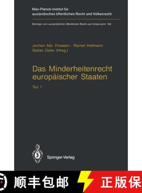 【3-4周达】Das Minderheitenrecht europäischer Staaten : Teil 1 [9783642782381]