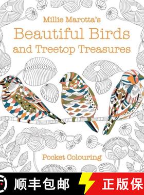 【3-4周达】Millie Marotta's Beautiful Birds and Treetop Treasures Pocket Colouring [9781849945929]