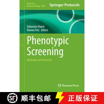 【3-4周达】精装 Phenotypic Screening: Methods and Protocols [9781071649848]