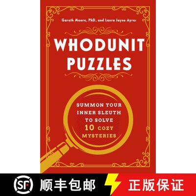 【3-4周达】Whodunit Puzzles – Summon Your Inner Sleuth to Solve 10 Cozy Mysteries [9781682689356]