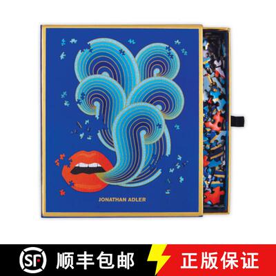 【3-4周达】Jonathan Adler 750 Piece Lips Shaped Puzzle [9780735362970]