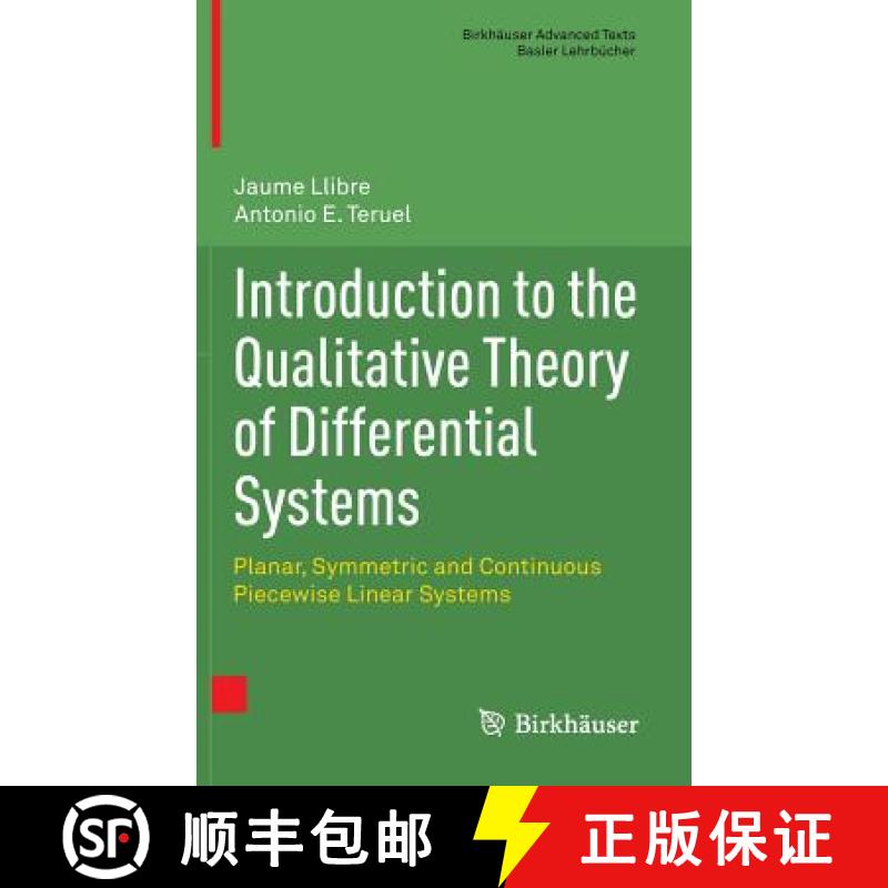 【3-4周达】Introduction to the Qualitative Theory of Differential Systems : Planar, Symmetric and Con... [9783034806565]