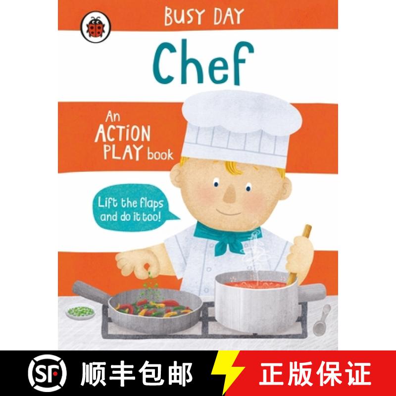 【3-4周达】Busy Day: Chef : An action play book [9780241382554]
