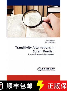 预订 Transitivity Alternations in Sorani Kurdish [9783844390551]