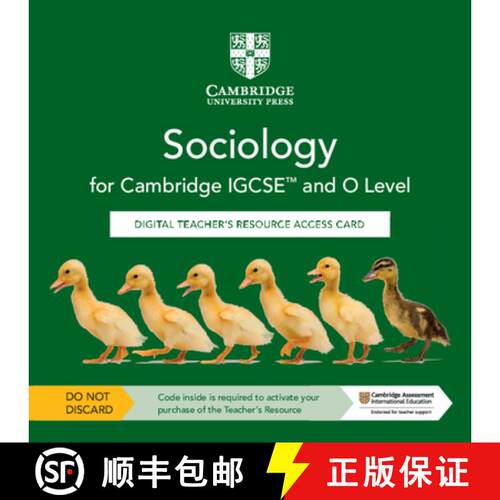 【3-4周达】Cambridge IGCSE and O Level Sociology Digital Teacher's Resource Access Card [9781009282987]