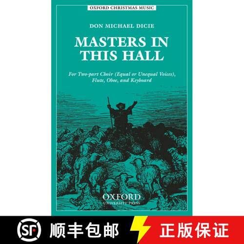 【3-4周达】Masters in this hall: Vocal score (Vocal score) [9780193867666]