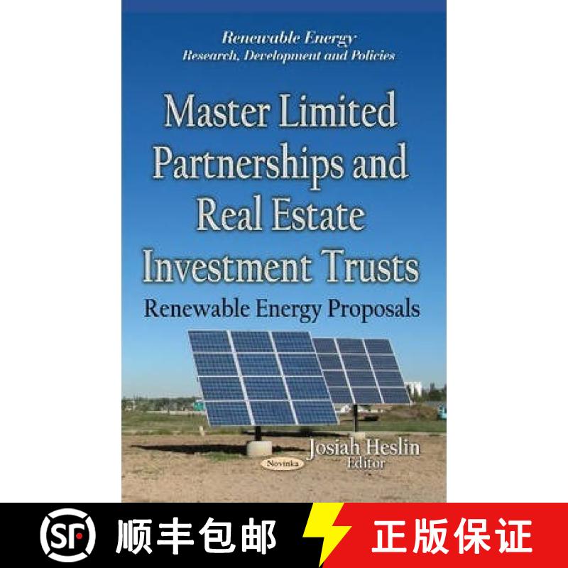 【3-4周达】Master Limited Partnerships and Real Estate Investment Trusts: Renewable Energy Proposals [9781631170126]