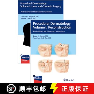 【3-4周达】Procedural Dermatology, Set Volume 1 and Volume 2: Postresidency and Fellowship Compendium [9783132455139]