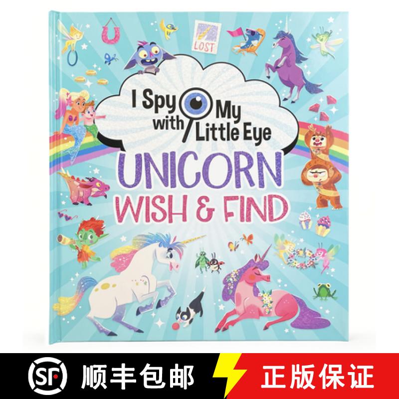 【4周达】Unicorns & Mythical Creatures Wish & Find (I Spy with My Little Eye) [9781646388974]