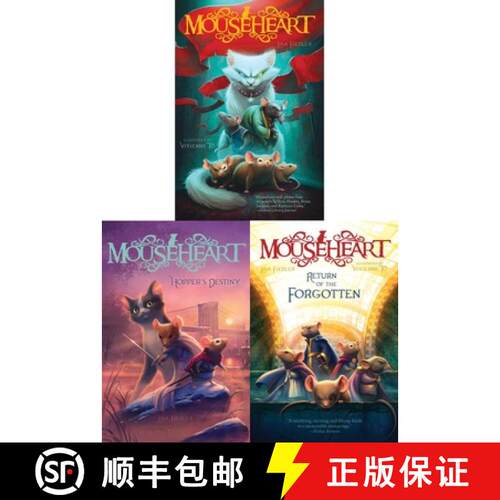 【3-4周达】The Mouseheart Trilogy Collected Set: Mouseheart; Hopper's Destiny; Return of the Forgotte... [9781481469272]