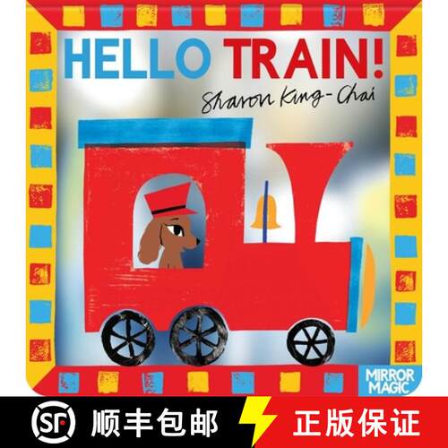 【3-4周达】Hello Train!: A vehicle search-and-find mirror book [9781035038312]