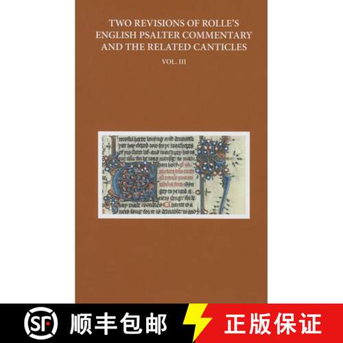 【3-4周达】精装 Two Revisions of Rolle's English Psalter Commentary and the Related Canticles: Volume... [9780199688180]