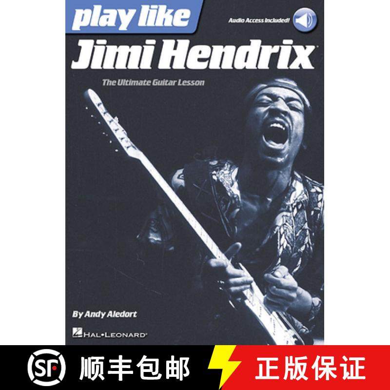 【3-4周达】Play Like Jimi Hendrix: The Ultimate Guitar Lesson Book with Online Audio Tracks [9781480390485]