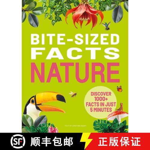 【3-4周达】精装 Bite-Sized Facts Nature : Discover 1000+ Facts in Just 5 Minutes [9788854421639]