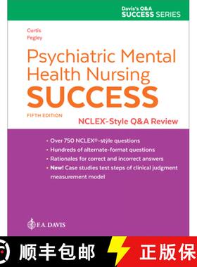 【3-4周达】Psychiatric Mental Health Nursing Success: Nclex-Style Q&A Review: Nclex(r)-Style Q&A Review [9781719649742]