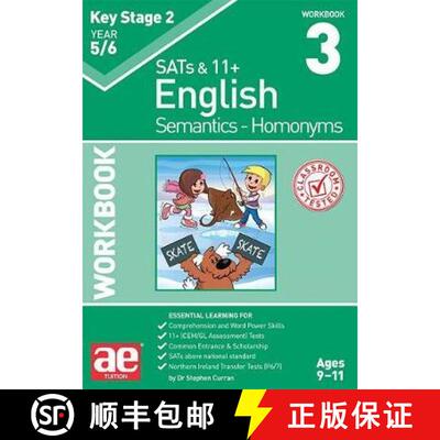 【3-4周达】KS2 Semantics Year 5/6 Workbook 3 - Homonyms [9781910106518]