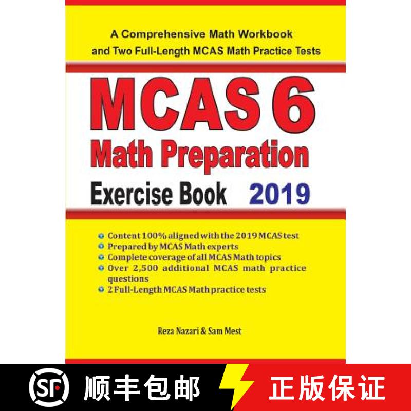 【3-4周达】MCAS 6 Math Preparation Exercise Book: A Comprehensive Math Workbook and Two Full-Length M... [9781646120192]