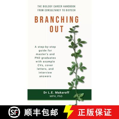 【3-4周达】精装 Branching Out: The biology career handbook from consultancy to biotech [9781738487912]
