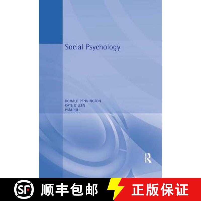 【3-4周达】Social Psychology [9780340548462]