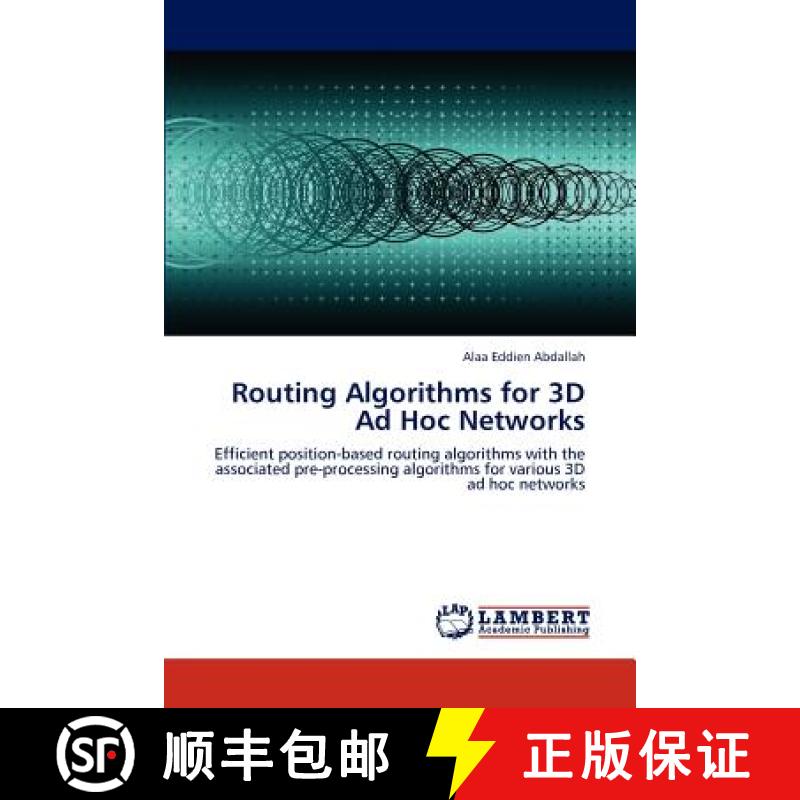 预订 Routing Algorithms for 3D Ad Hoc Networks [9783659175152]