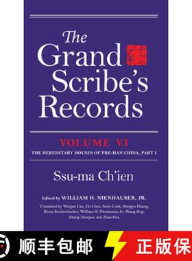 【3-4周达】The Grand Scribe's Records, Volume V.1: The Hereditary Houses of Pre-Han China, Part I [9780253039569]