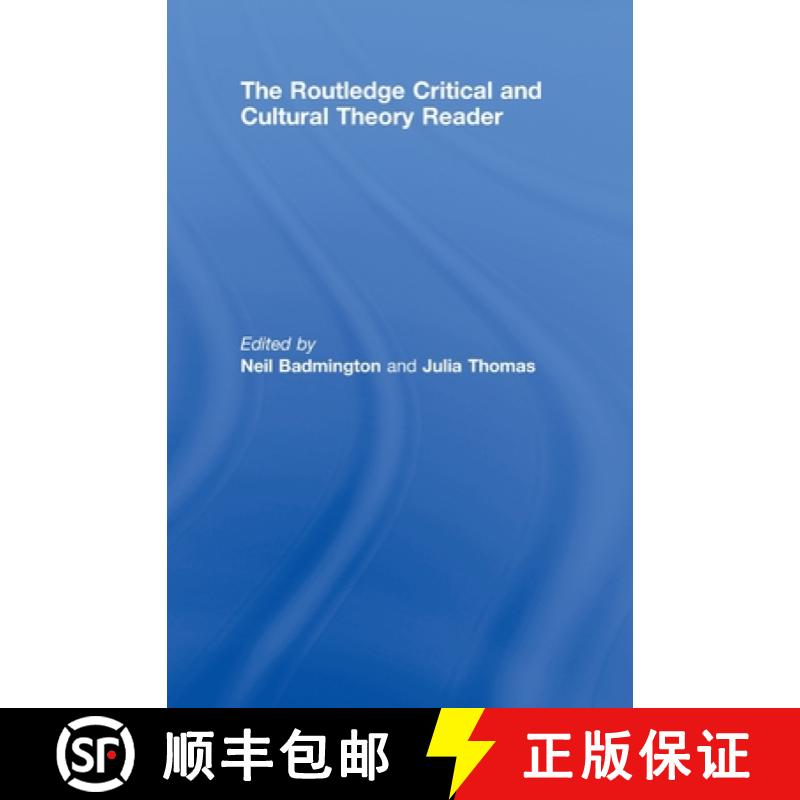 【3-4周达】The Routledge Critical and Cultural Theory Reader [9780415433082]